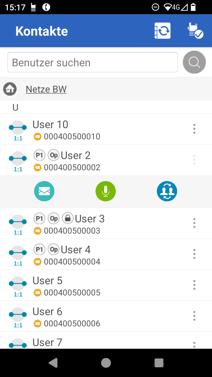 Direktkontakt in der MCPTT-App-small